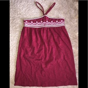 Girls Old Navy Large (10/12) burgundy dress